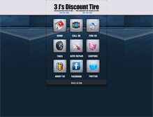 Tablet Screenshot of 3jstire.com